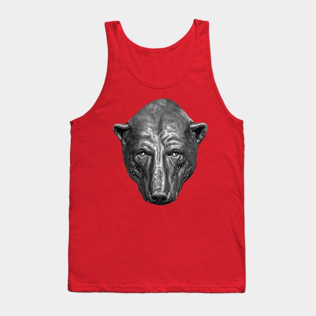 Bear head Tank Top by dalyndigaital2@gmail.com